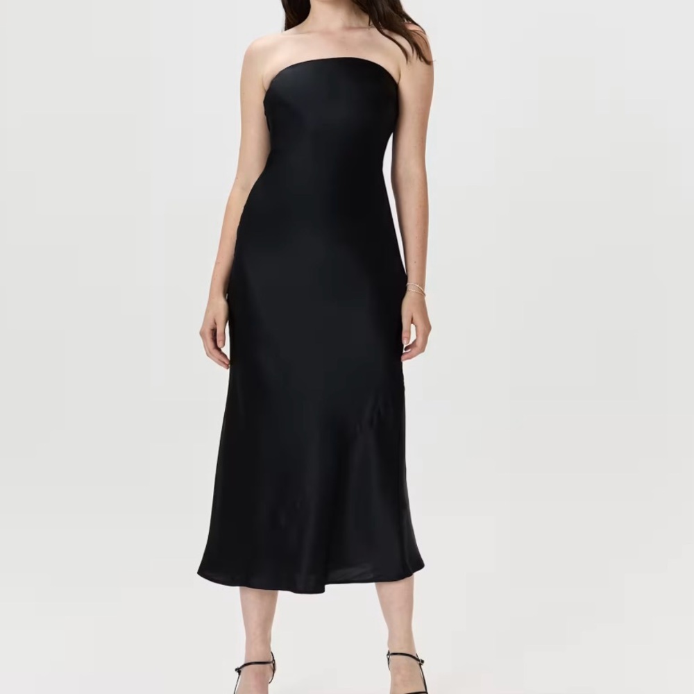 Washable silk midi dress from Quince